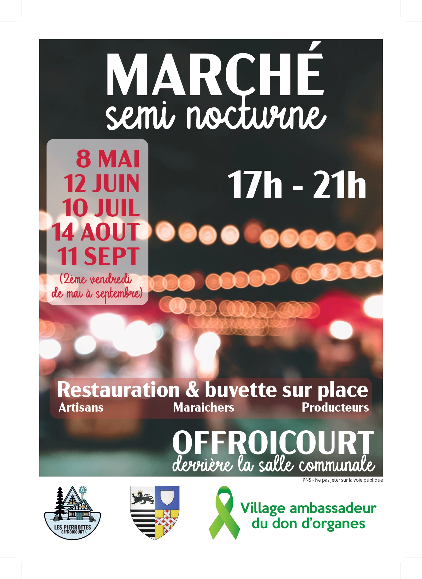 MARCHÉS SEMI-NOCTURNE à OFFROICOURT